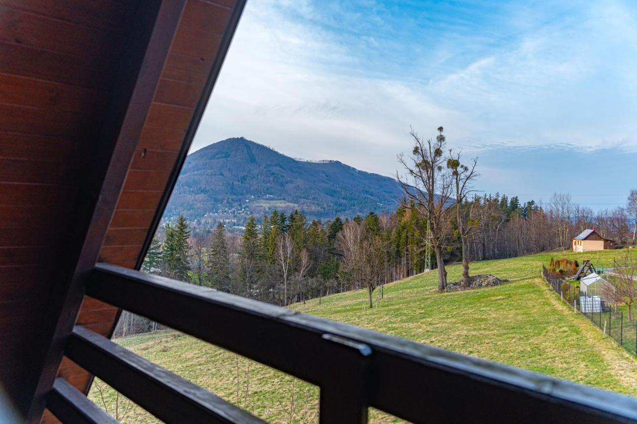 Villa Chata S Luxusnim Vyhledem A Bazenem Kunčice pod Ondřejníkem Exterior foto