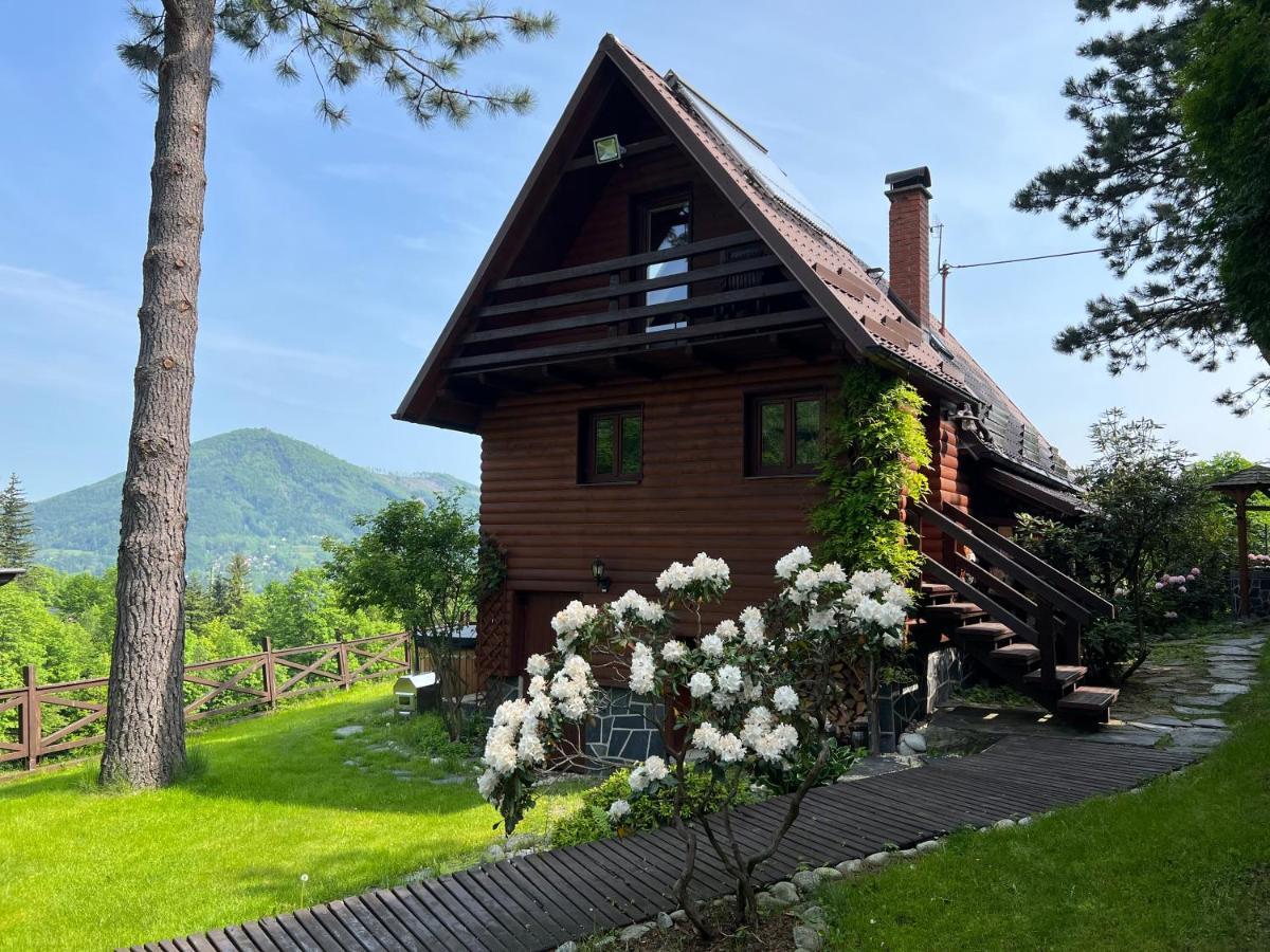 Villa Chata S Luxusnim Vyhledem A Bazenem Kunčice pod Ondřejníkem Exterior foto